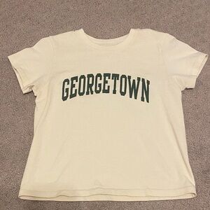 Brandy Melville Georgetown Cream T-Shirt